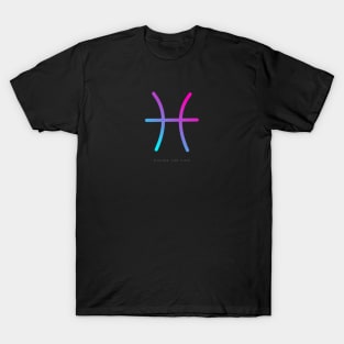 Gradient Pisces Zodiac T-Shirt